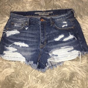 American Eagle Vintage High Rise Festival Shorts